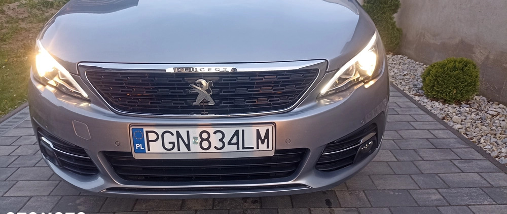 Peugeot 308 cena 41900 przebieg: 48000, rok produkcji 2017 z Gniezno małe 106